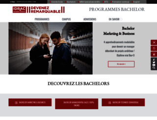 bachelor-idrac.com screenshot