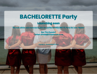 bacheloretteparty.co.za screenshot
