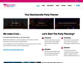 bachelorettepartymiami.com screenshot