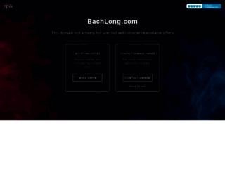 bachlong.com screenshot