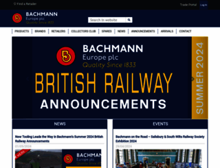 bachmann.co.uk screenshot