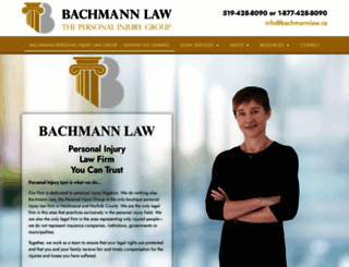 bachmannlaw.ca screenshot