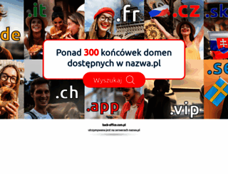 back-office.com.pl screenshot