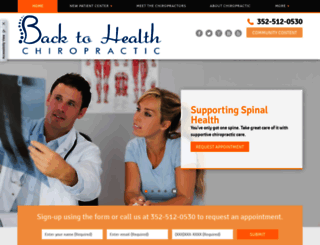 back2health-chiropractic.com screenshot
