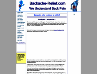 backache-relief.com screenshot