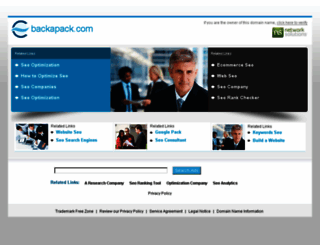 backapack.com screenshot