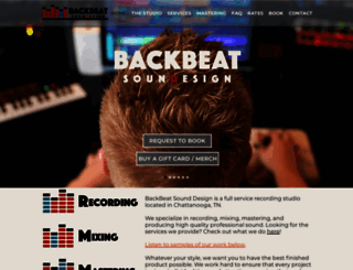 backbeatsounddesign.com screenshot