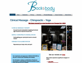 backbodywellness.com screenshot