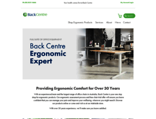 backcentre.com.au screenshot