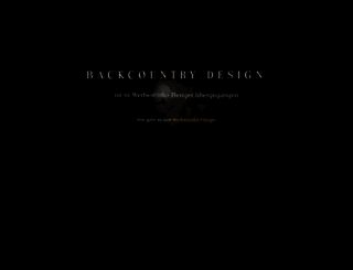 backcountry-webdesign.com screenshot