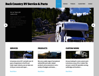 backcountryrvservice.com screenshot