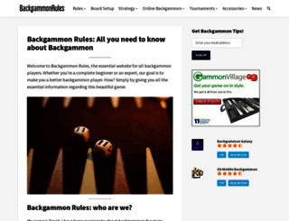 backgammon-rules.com screenshot