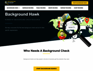 backgroundhawk.com screenshot