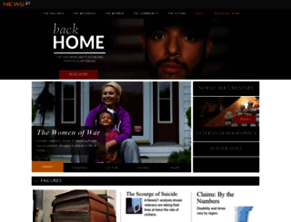 backhome.news21.com screenshot