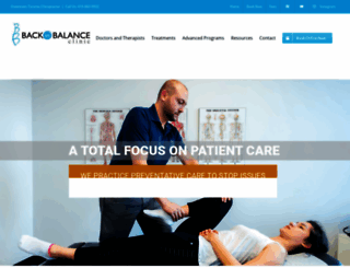 backinbalanceclinic.ca screenshot