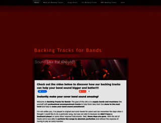 backing-tracks-for-bands.com screenshot