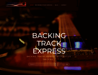 backingtrackexpress.com screenshot