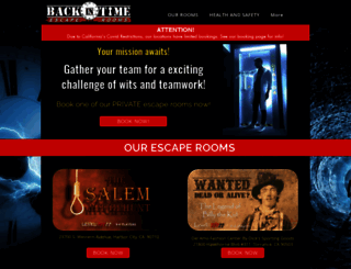 backintimeescaperooms.com screenshot