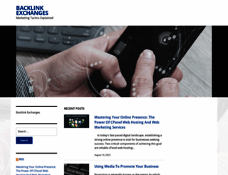 backlink-exchanges.com screenshot
