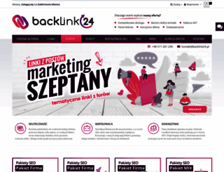 backlink24.pl screenshot