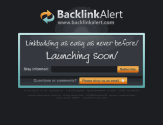 backlinkalert.com screenshot