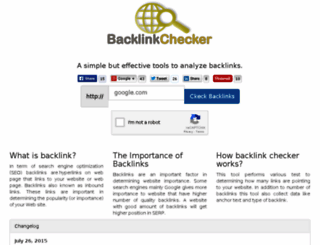 backlinkchecker.us screenshot