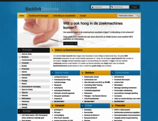 backlinkdirectorie.nl screenshot