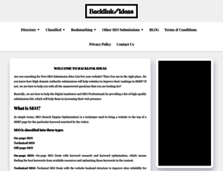 backlinkideas.com screenshot