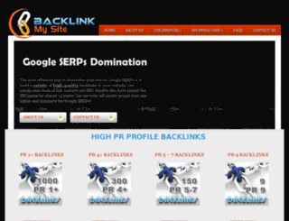 backlinkmysite.com screenshot