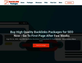 backlinkpackages.com screenshot
