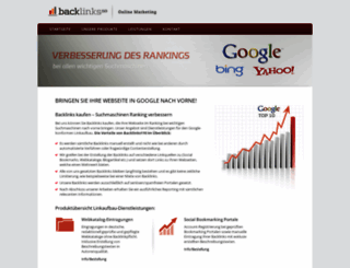 backlinks110.de screenshot