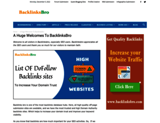 backlinksbro.com screenshot