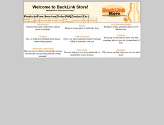 backlinkstore.com screenshot