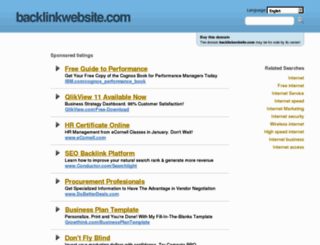 backlinkwebsite.com screenshot