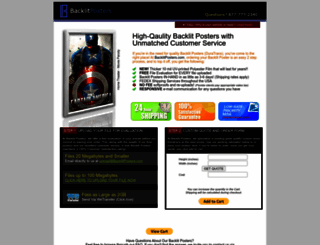 backlitposters.com screenshot