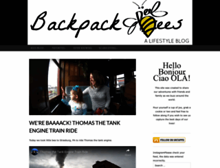 backpackbees.com screenshot