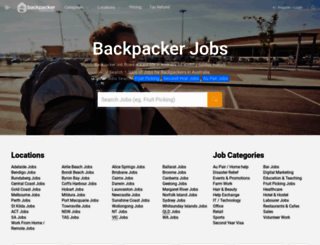 backpackerjobboard.com.au screenshot