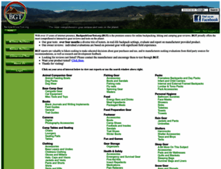 backpackgeartest.com screenshot