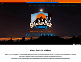 backpackhikers.com screenshot