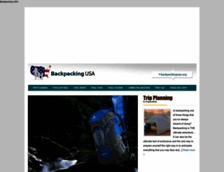 backpackingusa.org screenshot