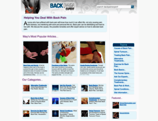 backpainexpert.co.uk screenshot