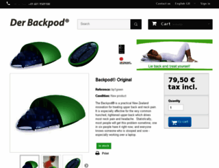 backpodshop.com screenshot