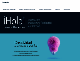 backspin.es screenshot