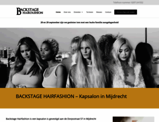 backstage-hairfashion.nl screenshot
