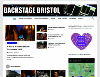 backstagebristol.com screenshot