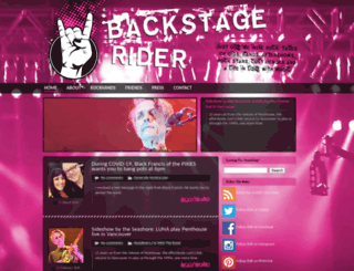 backstagerider.com screenshot