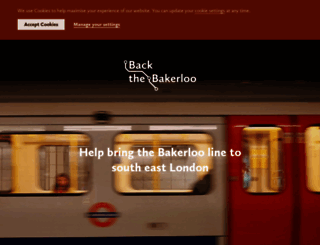 backthebakerloo.org.uk screenshot