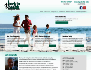 backtohealthchiropracticwellness.com screenshot
