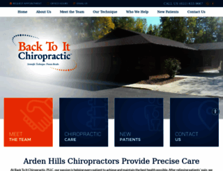 backtoitchiropractic.com screenshot