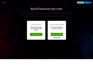 backtouniversity.com screenshot